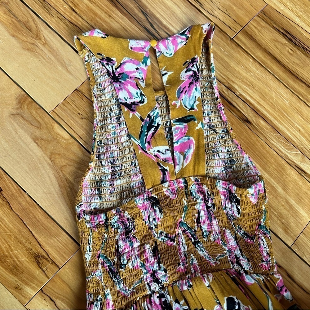 Floral Smocked Sleeveless Dress Size XS - Picture 12 of 15